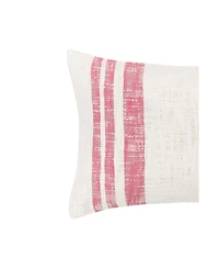 Morgan Hibiscus Woven Luxury Premium Spring & Summer Rectangle Accent Pillow, 14" x 22"