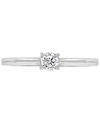 4-Pc. Set Cubic Zirconia Mixed-Cut Bezel & Claw Stack Rings