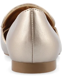 Journee Collection Women's Kennza Cut Out Slip On Loafers