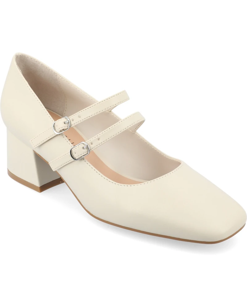 Journee Collection Women's Nally Double Strap Mary Jane Pumps