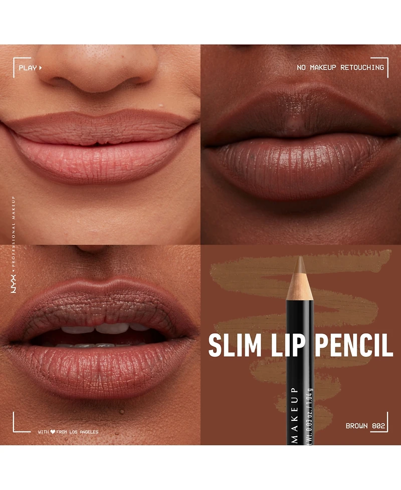 Nyx Professional Makeup Slim Lip Pencil Creamy Long-Lasting Liner