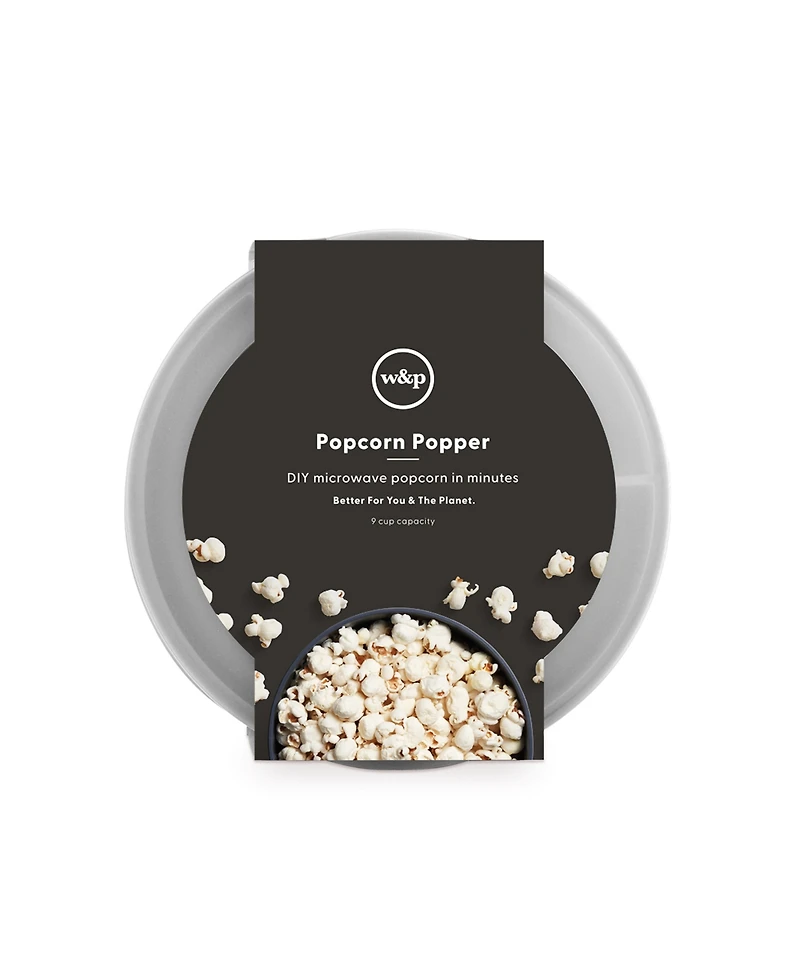 w&p Set of 2 Can Be Used Again Silicone Popcorn Popper