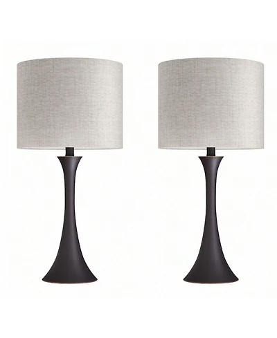 Lumisource Lenuxe 24.25" Metal Table Lamp - Set of 2