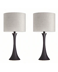 Lumisource Lenuxe 24.25" Metal Table Lamp - Set of 2