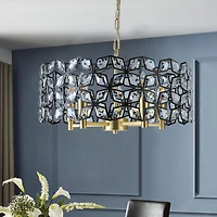 Streamdale Crystal Chandelier Luxury Living Room Lighting