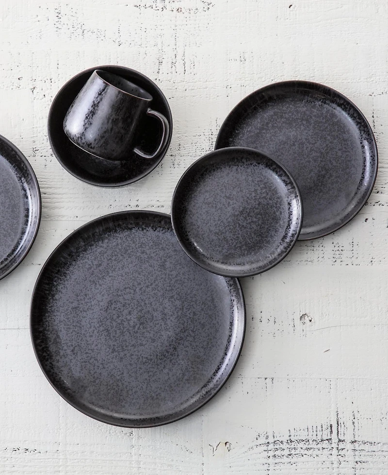 Fortessa Sound Midnight Coupe 6 Pc. Bread & Butter Plate Set