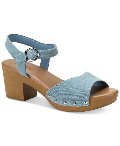 Style & Co Women's Anddreas Platform Block-Heel Sandals, Created for Macy's