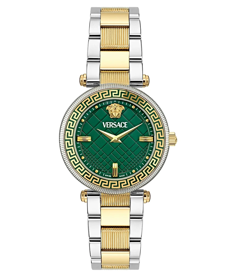 Versace Women's Swiss Two-Tone Stainless Steel Bracelet Watch 35mm