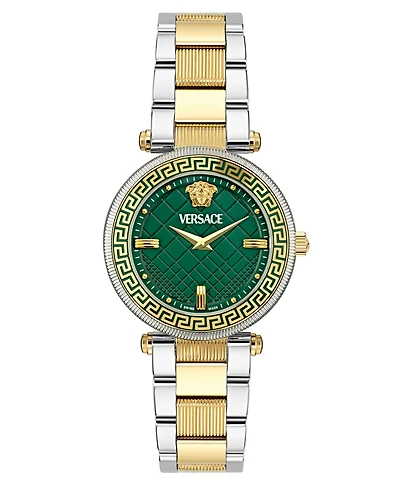 Versace Women's Swiss Two-Tone Stainless Steel Bracelet Watch 35mm