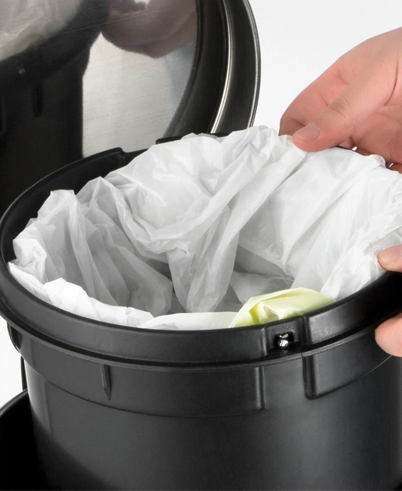 Ninestars Step-On Trash Can 13.2 Gallon, D Shaped