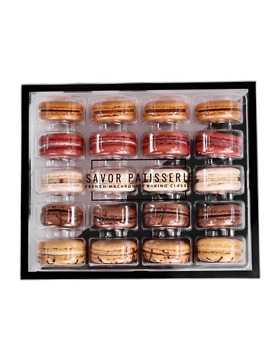 Savor Patisserie The Best Sellers Collection French Macarons, 20 Count Box
