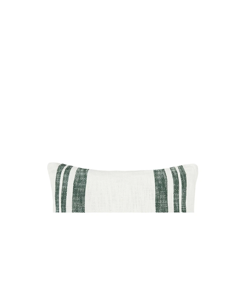Morgan Jungle Woven Luxury Premium Spring & Summer Rectangle Accent Pillow, 14" x 22"