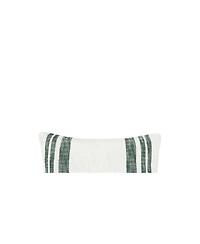 Morgan Jungle Woven Luxury Premium Spring & Summer Rectangle Accent Pillow, 14" x 22"
