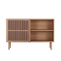 Simplie Fun Modern Sideboard With 4 Cabinet, Storage Cabinet, Tv Stand, Anti-Topple Design