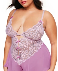 Adore Me Plus Odessa Romper Lingerie