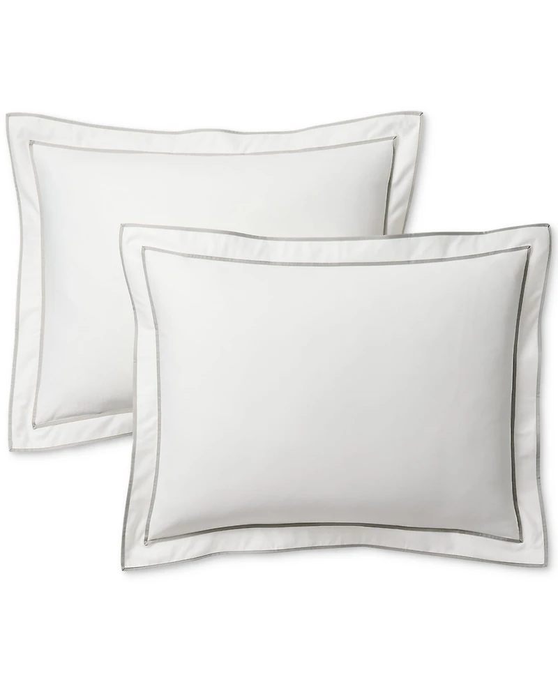 Lauren Ralph Lauren Spencer Sateen Border Duvet Cover Set, Full/Queen