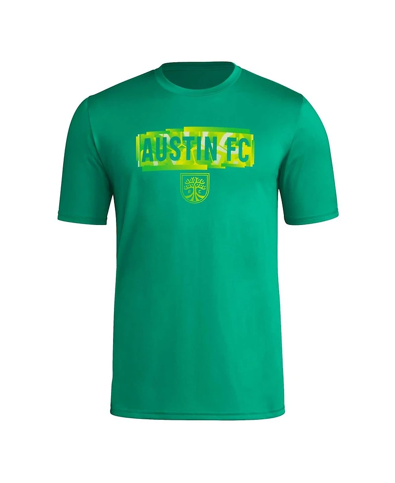 Men's adidas Green Austin Fc Local Pop Aeroready T-shirt