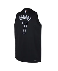 Big Boys Jordan Kevin Durant Black Brooklyn Nets Swingman Jersey - Statement Edition