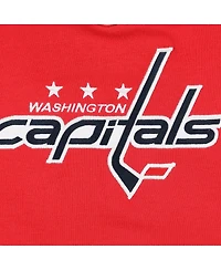 Youth Tj Oshie Red Washington Capitals Ageless Must-Have V-Neck Name and Number Pullover Hoodie