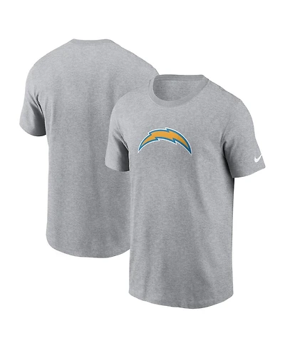 Men's Nike Gray Los Angeles Chargers Logo Essential T-shirt