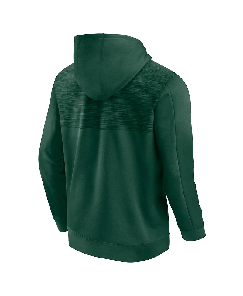 Men's Fanatics Green Michigan State Spartans Power Index Full-Zip Hoodie