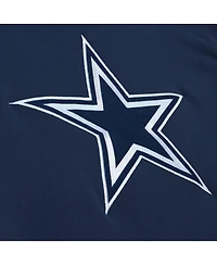 Men's Mitchell & Ness Navy Dallas Cowboys Postgame Short Sleeve Hoodie