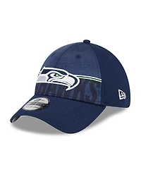 Men's New Era Navy Seattle Seahawks 2023 Nfl Training Camp 39THIRTY Flex Fit Hat