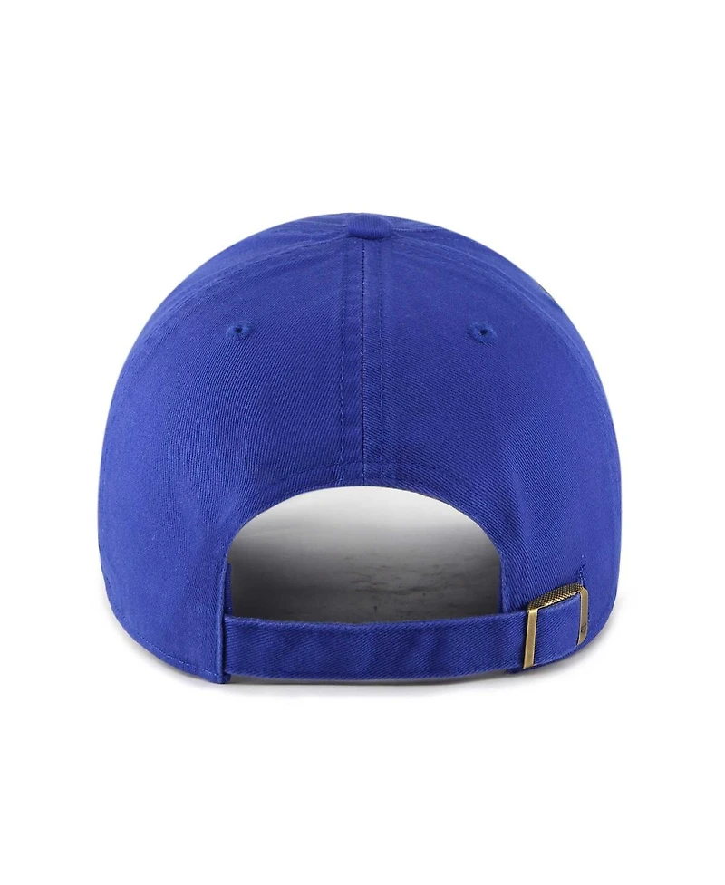 Women's '47 Brand Royal Philadelphia 76ers Confetti Undervisor Clean Up Adjustable Hat