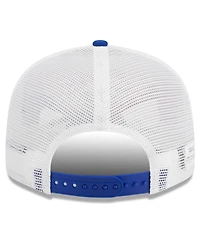 Men's New Era Royal, White Philadelphia 76ers Tear Trucker 9FIFTY Adjustable Hat