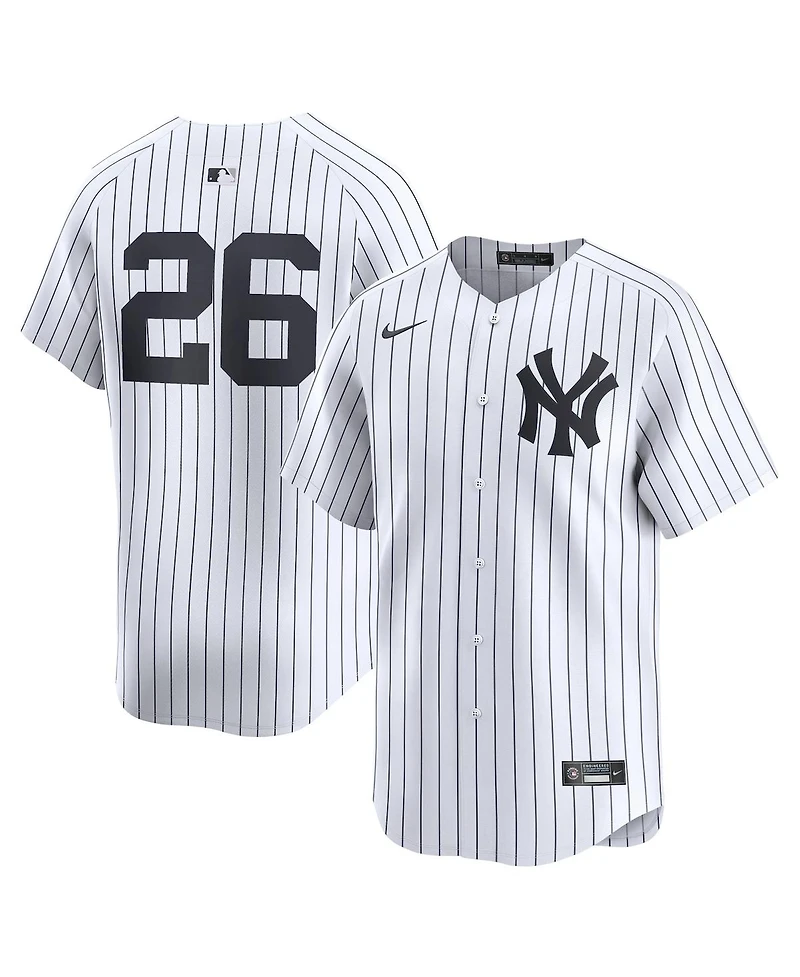 Men's Nike Dj LeMahieu White New York Yankees Home Limited Player Jersey