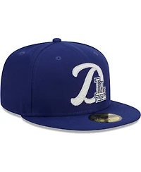 Men's New Era Royal Los Angeles Dodgers Duo Logo 59FIFTY Fitted Hat