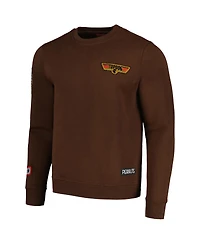 Men's and Women's Freeze Max Brown Peanuts Snoopy Top Dog Pullover Sweatshirt