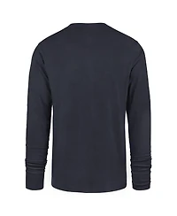 Men's '47 Brand Navy Michigan Wolverines College Football Playoff 2023 National Champions State Outline Franklin Long Sleeve T-shirt