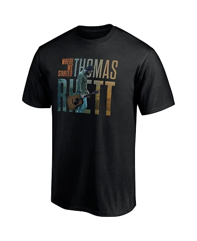 Men's and Women's Thomas Rhett x Fanatics Exclusive Black Where We Started Photo T-shirt