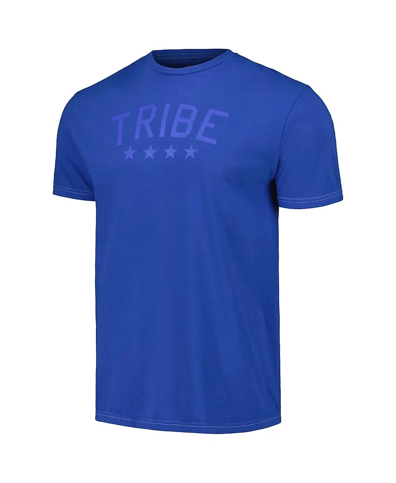Men's Blue Distressed A Tribe Called Quest Washed Graphic T-shirt