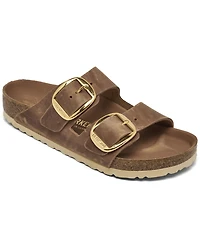 Birkenstock Women's Arizona Big Buckle Oiled Leather Sandals from Finish Line