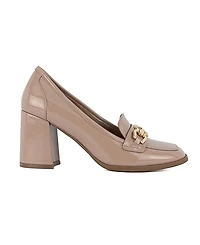 Jones New York Women's Howent Square Toe Heeled Loafers