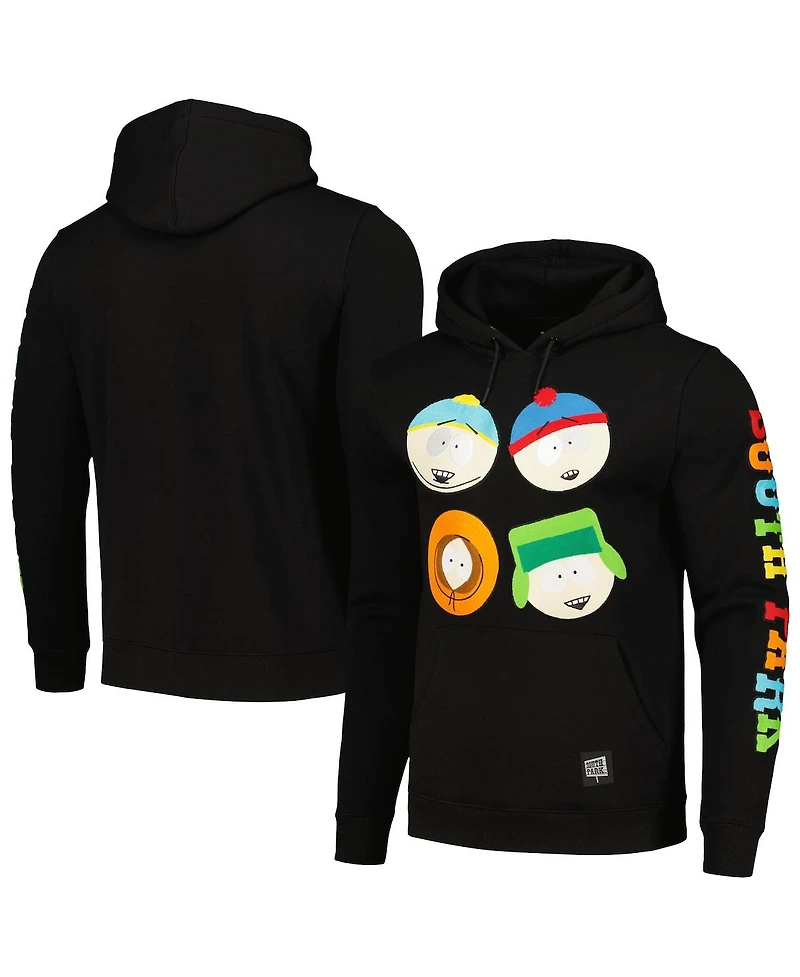 Men's and Women's Freeze Max Black South Park Characters Pullover Hoodie