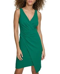 Siena Women's Origami-Pleat Sleeveless Bodycon Dress