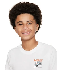 Nike Big Kids Sportswear Cotton Sole Rally Graphic T-Shirt