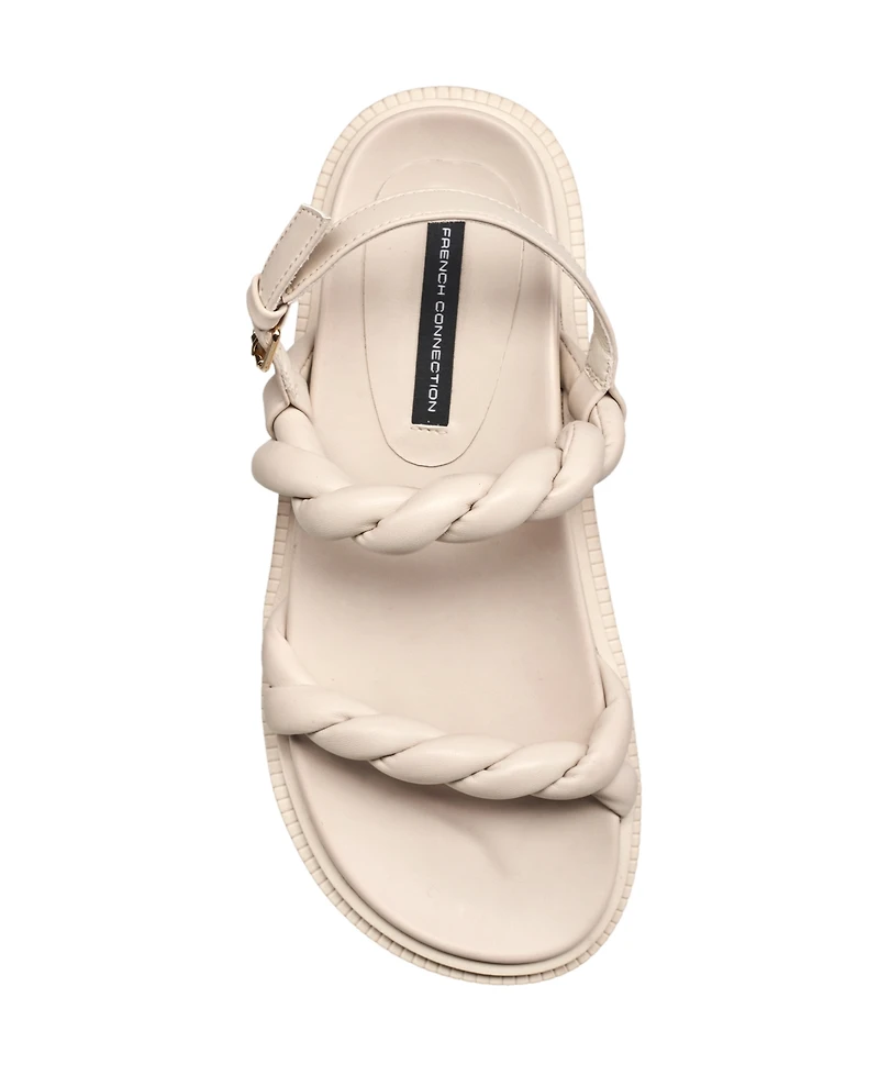 French Connection Women's Brieanne Braided Slingback Sandal