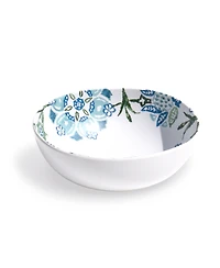 Abode Homewares Hana Ikat 7" Cereal Bowls 34 oz, Set of 6, Service for 6