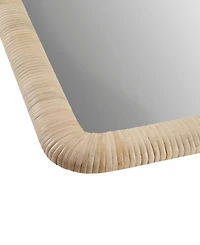 Ink+Ivy Nova Natural Rattan Rectangle Wall Mirror