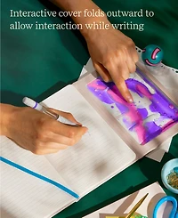 Lifelines "Shake It Up" Sensory Journal with Tactile Cover Embossed Paper - Garden
