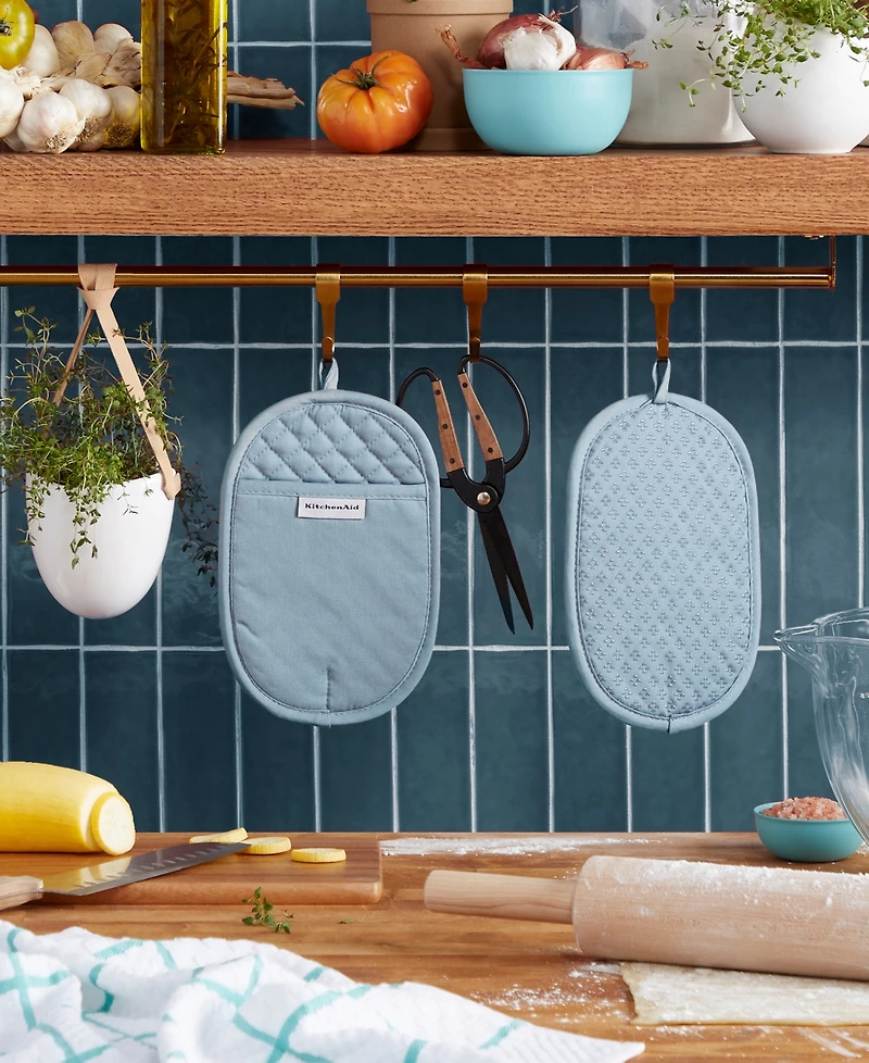 KitchenAid Asteroid Pot Holder 2-Pack Set, 7" x 10"