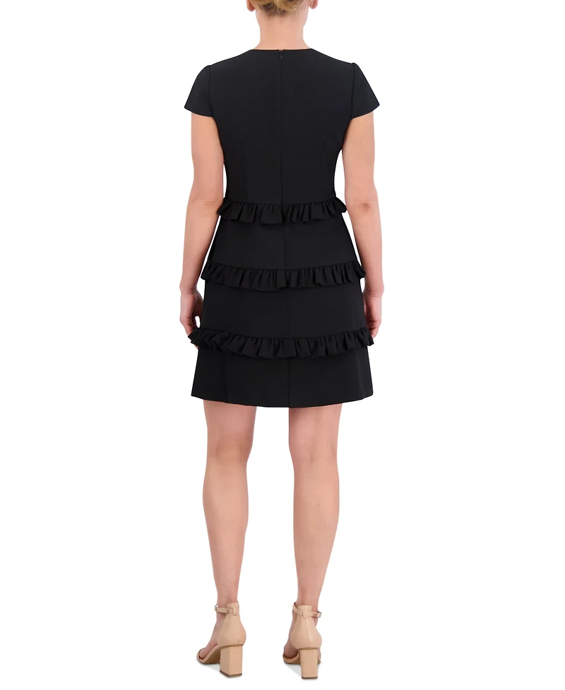 Eliza J Women's Ruffle-Tiered A-Line Dress