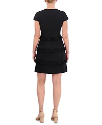 Eliza J Women's Ruffle-Tiered A-Line Dress