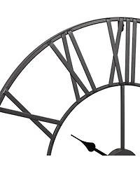 Dahlia Studios River Parks 30" Wide Zia Open Metal Round Wall Clock
