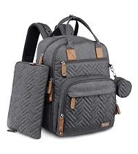iniuniu Diaper Bag Backpack, Unisex Baby Bags for Boys Girls, Waterproof Travel