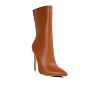 Micah Pointed Toe Stiletto High Ankle Boots Women